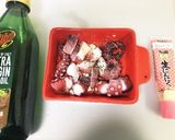 トースターで簡単！タコのガーリック焼き作り方2写真
