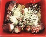 トースターで簡単！タコのガーリック焼き作り方3写真