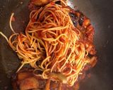 ナスがゴロゴロのトマトソースパスタ作り方10写真