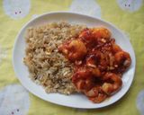 えびチリチャーハン♪作り方1写真