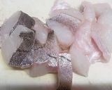 マダラの揚げ焼き肝ソース和え！作り方1写真