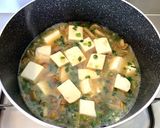 卵ふんわり＊豆腐となめこの食べるお味噌汁作り方8写真