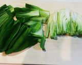 チンゲン菜とアマランスのマヨクリーム煮♪作り方3写真