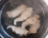 犬用＊鱈とｶﾎﾞﾁｬと豆腐のｽｰﾌﾟ作り方1写真