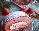 HMで絶品♡春いちごの可愛いロールケーキ作り方11写真