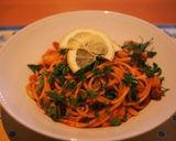 【スペイン料理】アンコウのトマト煮込み作り方9写真