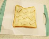 簡単☆焼き酒かすとはちみつのトースト☆作り方3写真