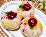 たくわんとカリカリ梅のおにぎり作り方5写真