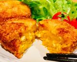 鶏ひき肉入りかぼちゃコロッケ♡作り方14写真