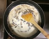 超簡単☆濃厚!クリーミー舞茸きのこうどん作り方6写真