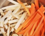 菊芋のきんぴら（血糖値改善食品）作り方1写真