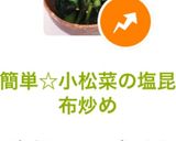 簡単☆小松菜の塩昆布炒め作り方5写真