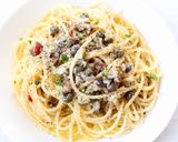 旨！【アンチョビケッパーのペペロンチーノ作り方6写真