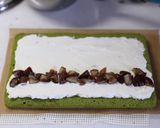 抹茶ロール♡ホワイトチョコクリーム♡作り方15写真