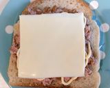 納豆マグロチーズトースト作り方6写真