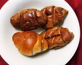 チョコクロパンプディング☆バナナ乗せ作り方1写真