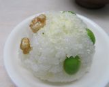 枝豆と胡桃のふんわりおむすび　～異国風作り方4写真