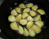 揚げ茄子の甘味噌からめ　しそ風味作り方3写真