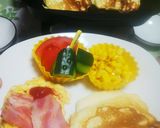 お泊まり会 モーニング☺️パンケーキ☺️作り方6写真