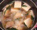 餃子の皮で手作り、鶏挽ワンタンにらスープ作り方6写真