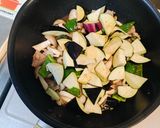 ナスとピーマンの肉味噌炒め作り方4写真