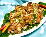 鶏モモ肉ソテーの香味ソース作り方9写真