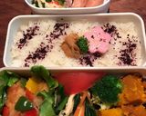 お弁当・・15梅干し長芋カンタン酢漬ご飯作り方7写真