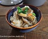 あさりと菜の花の炊き込みごはん作り方8写真