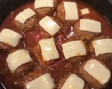 玉ねぎ炒めなし　簡単煮込みハンバーグ作り方10写真