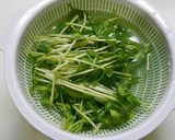 簡単！豆苗つくねの甘酢餡作り方1写真