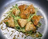 簡単！豆苗つくねの甘酢餡作り方3写真