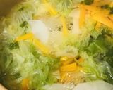 野菜たっぷりの●赤味噌野菜雑炊作り方2写真