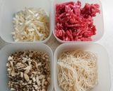犬用＊挽肉とﾋﾞｰﾌﾝ炒め(ｺﾞﾏ油風味)作り方2写真
