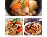 食べ過ぎ注意！大根と人参、豚肉の煮物作り方7写真
