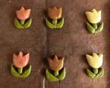 型なし★チューリップのデコクッキー作り方5写真