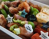 お弁当に簡単★ご飯に合うハム レタス巻き作り方7写真