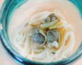あさりのだし汁で冷製豆腐スープ作り方4写真