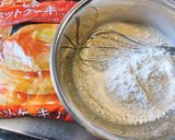 ホットケーキは粗塩とメープルシロップで♪作り方1写真
