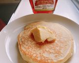 ホットケーキは粗塩とメープルシロップで♪作り方3写真