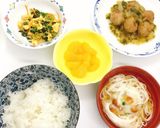 【病院】ミニなめこにゅうめん【給食】作り方6写真