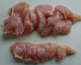 簡単節約☆鶏胸肉の揚げない唐揚げ。作り方2写真