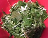 簡単!やみつき水菜のフレンチ風サラダ作り方2写真