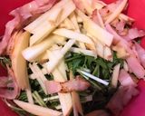 簡単!やみつき水菜のフレンチ風サラダ作り方4写真