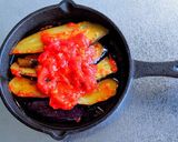 茄子の粉チーズ焼き作り方7写真