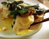 ●胃袋掴め！チーズマヨにんにくニラ温豆腐作り方13写真