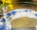 レモンクリームの☆ふわふわロールケーキ作り方12写真