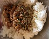 納豆と餃子ふりかけのサラダ飯作り方2写真
