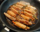 野菜の肉巻き 照り焼き風作り方4写真