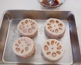 簡単♪れんこんのはさみ焼き作り方2写真