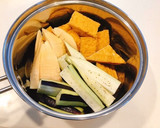 たけのこと厚揚げ炊いたん作り方1写真